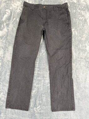 Levis Mens Black Casual Cotton Pants Size 36 Modern Fit